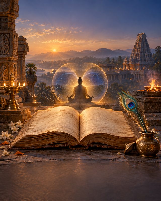 తెలుగు — divine Soham living guide cover